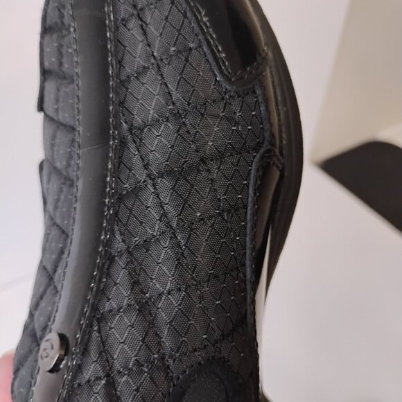 Easy Spirit Traveltime Sneaker Clogs | Black Patent Leather & Silver | Size 7.5 - Picture 12 of 13